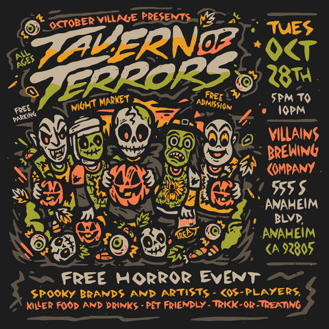 TAVERN OF TERRORS - OCTOBER 28TH (FREE TICKETS)