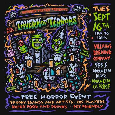 TAVERN OF TERRORS (FREE TICKETS) - SEPTEMBER 16TH